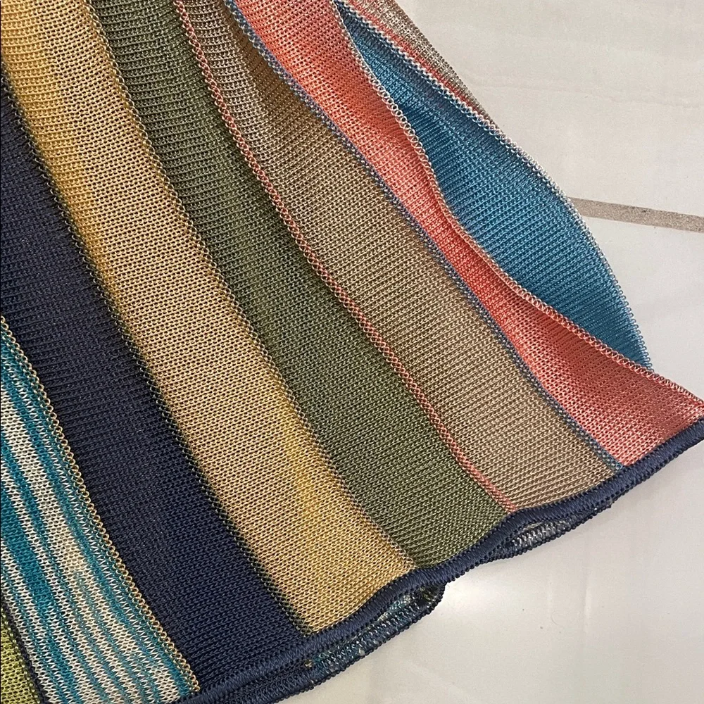 Missoni Vibrant Striped A-Line Skirt - Picture 4 of 7